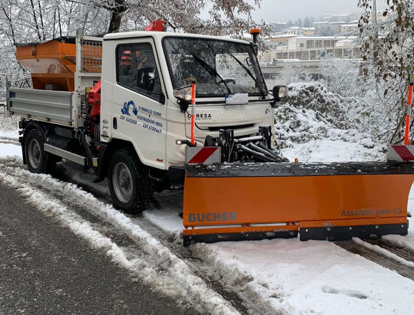 Servizio di sgombero neve per privati ed enti pubblici